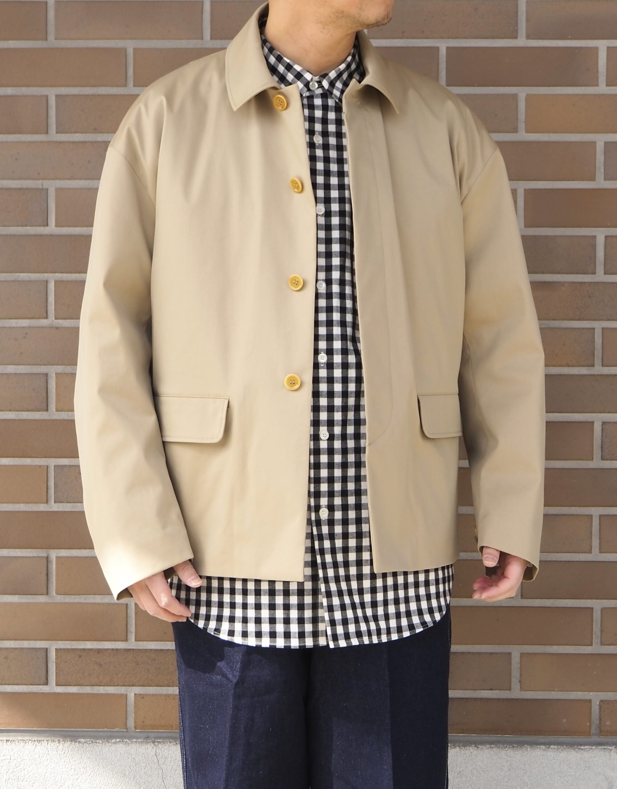 WEWILL CROPPED　　BALMACAAN COAT ウィーウィル バルマカーンコート e